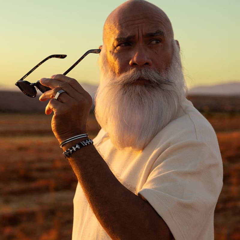 PIG & HEN Bold Bob Bracelet - Navy X Silver