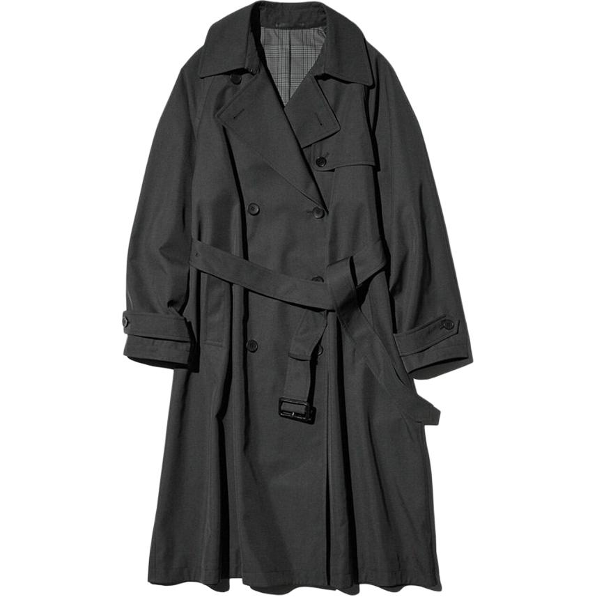 Uniqlo SS26 Casual Commuter Double-Breasted Trench Coat Women Outerwear 487420-09