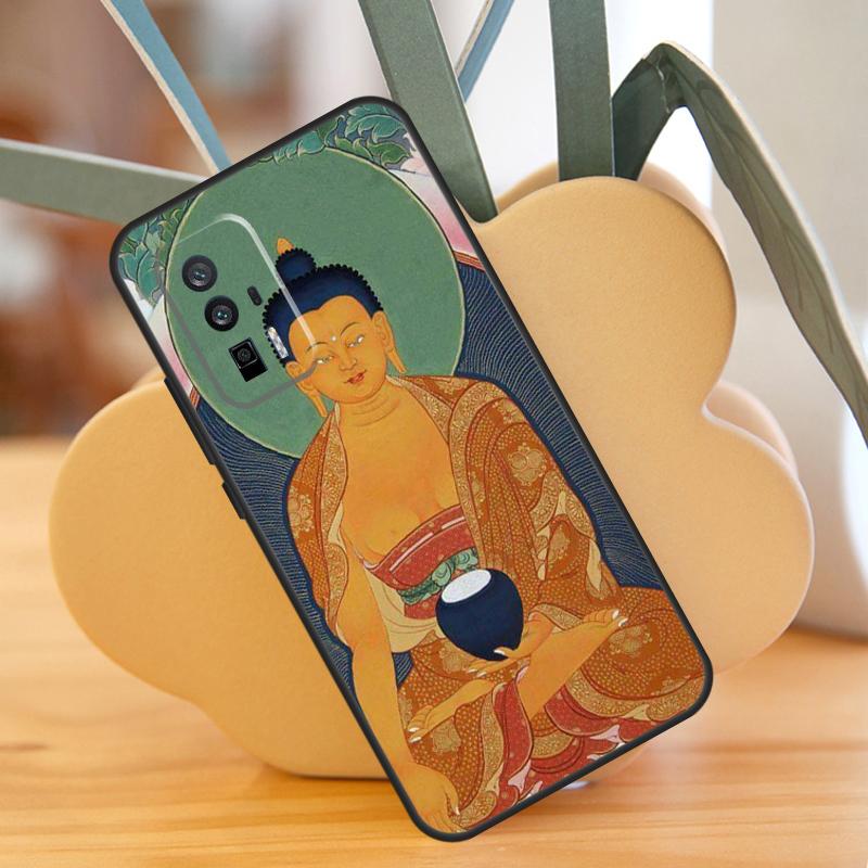 Shakyamuni Buddha Case For POCO X3 X6 F6 Pro M6 X5 F3 F5 M5s Xiaomi 13 14 Ultra 12 Lite 11T 12T 13T Pro Cover