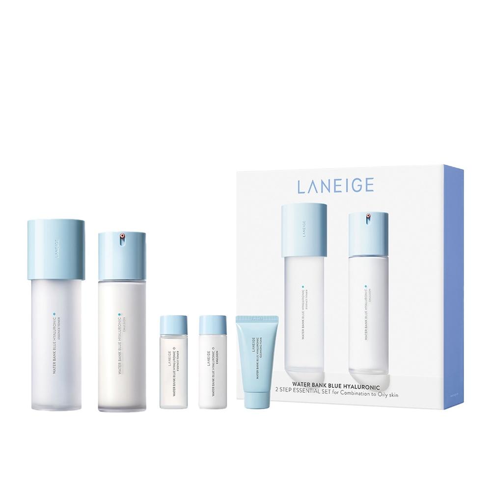 Laneige Water Bank Blue Hyaluronic 2piece Set For Oily And Combination Skin