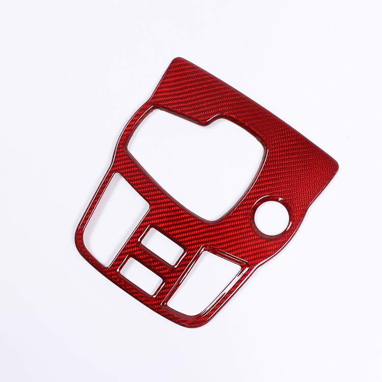 For 2013 To 2022 Jaguar F Type Carbon Fiber Interior Accessories Forged Carbon Central Control Gear Shift Panel Decorative Frame