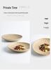 Elegant Ceramic Plate for Home - Perfect for Vegetables, Steak, and More. High-End Western Style and Ideal for Hotels.