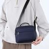 Men's Crossbody Bag - Multi-Compartment Business Shoulder Bag with Adjustable Strap, Compact Design for Travel & Everyday Use