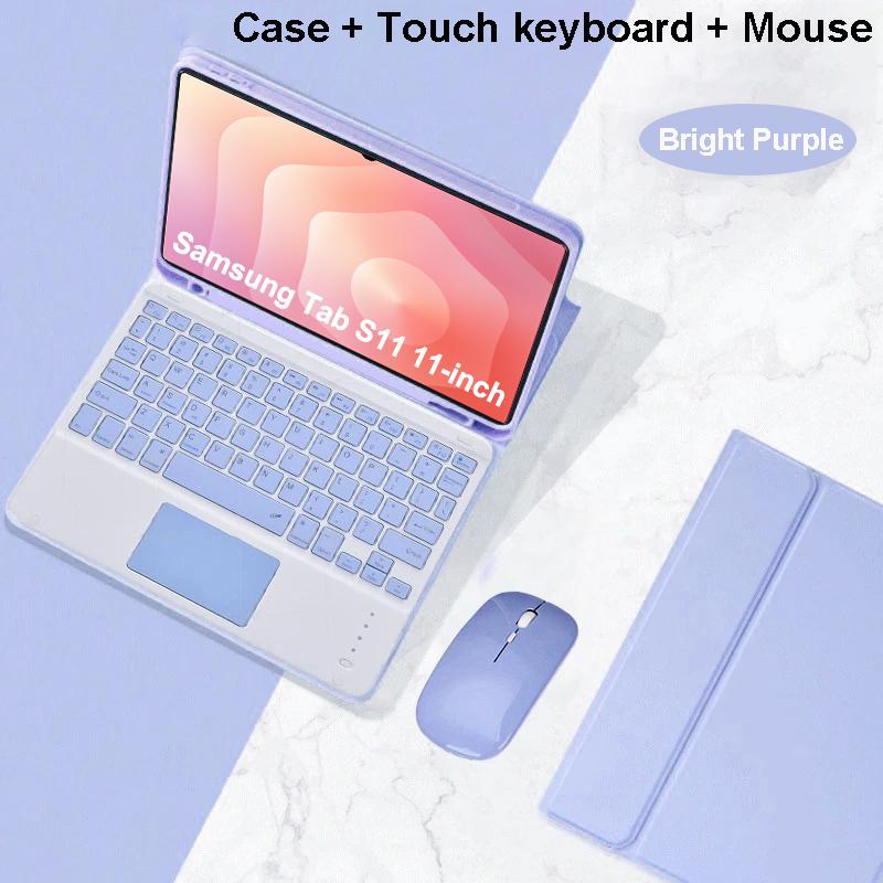 Case for Samsung Galaxy Tab S11 11-inch,Bluetooth Keyboard Cover for Galaxy S11 SM-X730/X736B,for Samsung Smart Stand Cover