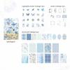 100pcs/set Mixed Material Pack Flower Series Hollow Lace Handbook Border Primer Paper DIY Decorative Sticker Notes Scrapbook