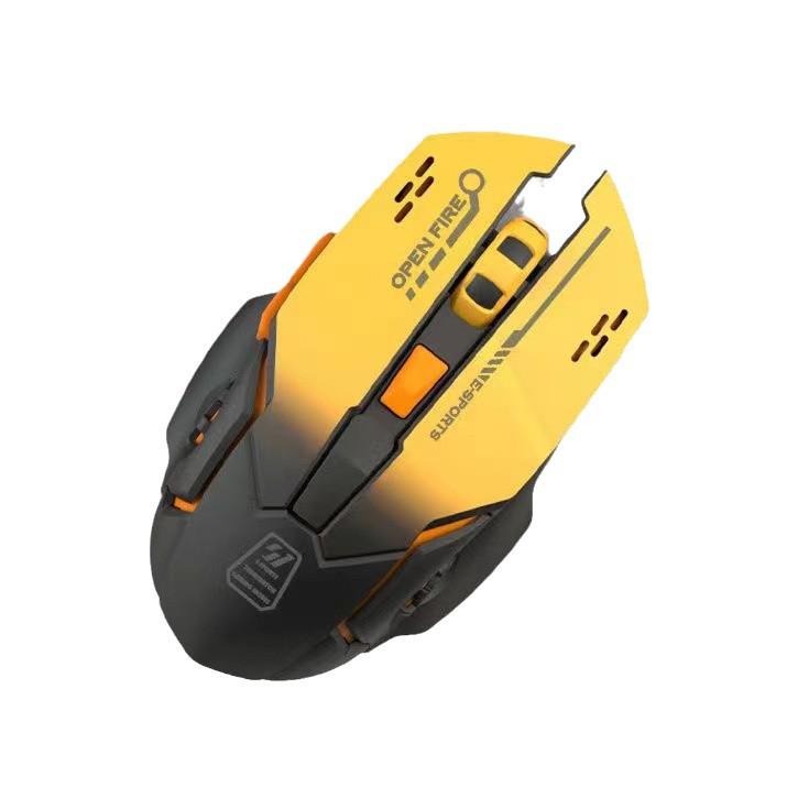 Rechargeable Bluetooth Silent Wireless Gaming & Office Mouse - Customizable Logo, Laptop Accessory