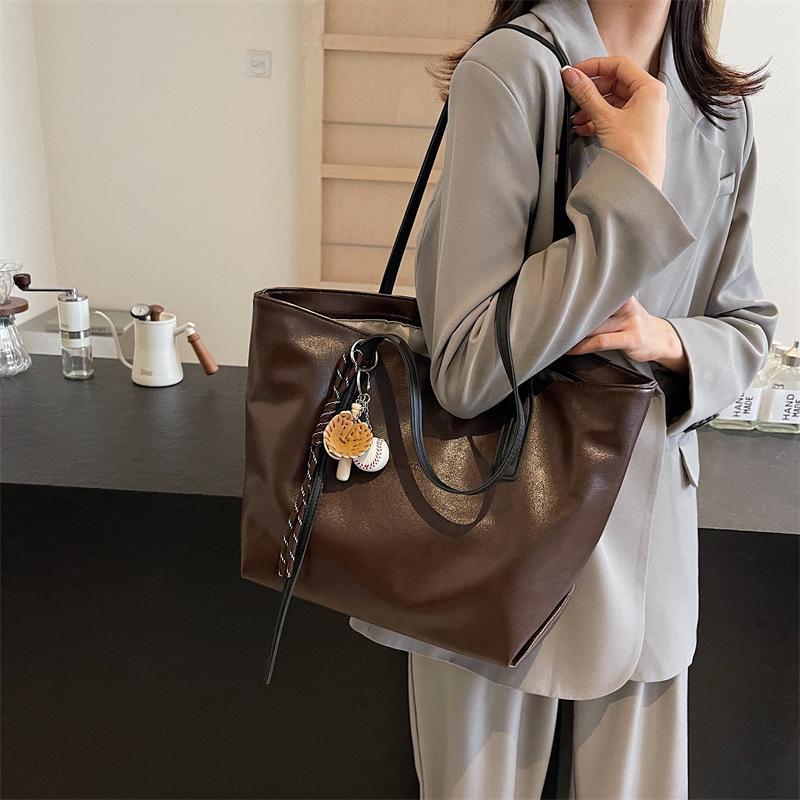 2024 Women's Fashionable Large-Capacity Canvas Shoulder Tote Bag