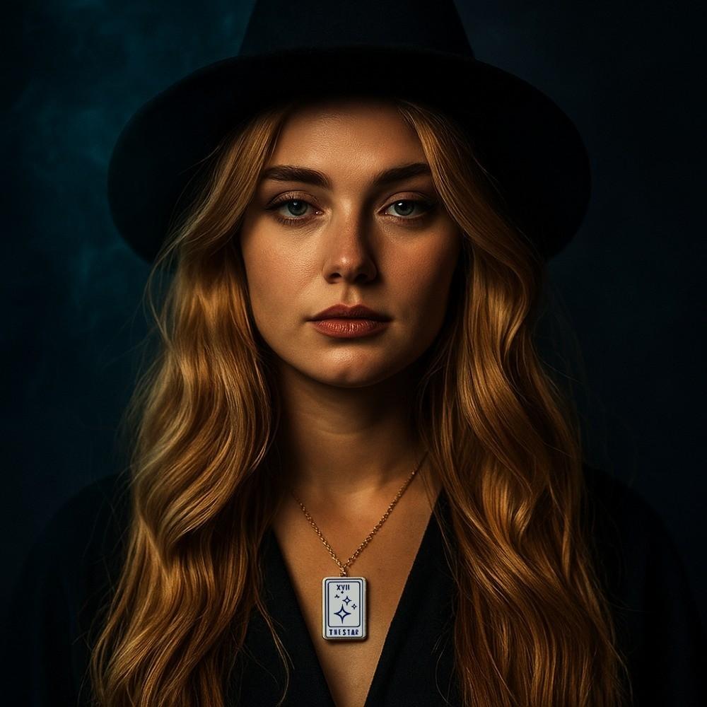 World Rectangle Pendant Necklace Sun Lovers Chain Trendy Enamel Moon Chain Choker  Daily