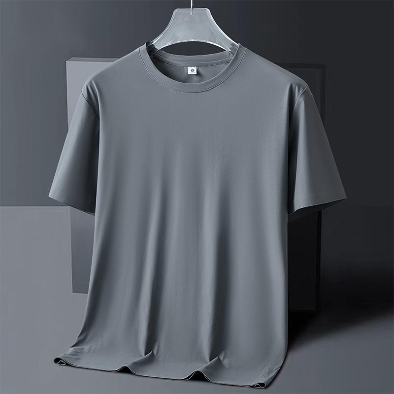 Ice Breathable Sports Short-sleeved T-shirt Men's Quick-drying Clothing Men's Loose Ice Silk Top T-shirt Men's Fitness Training Half-sleeved T-shirt