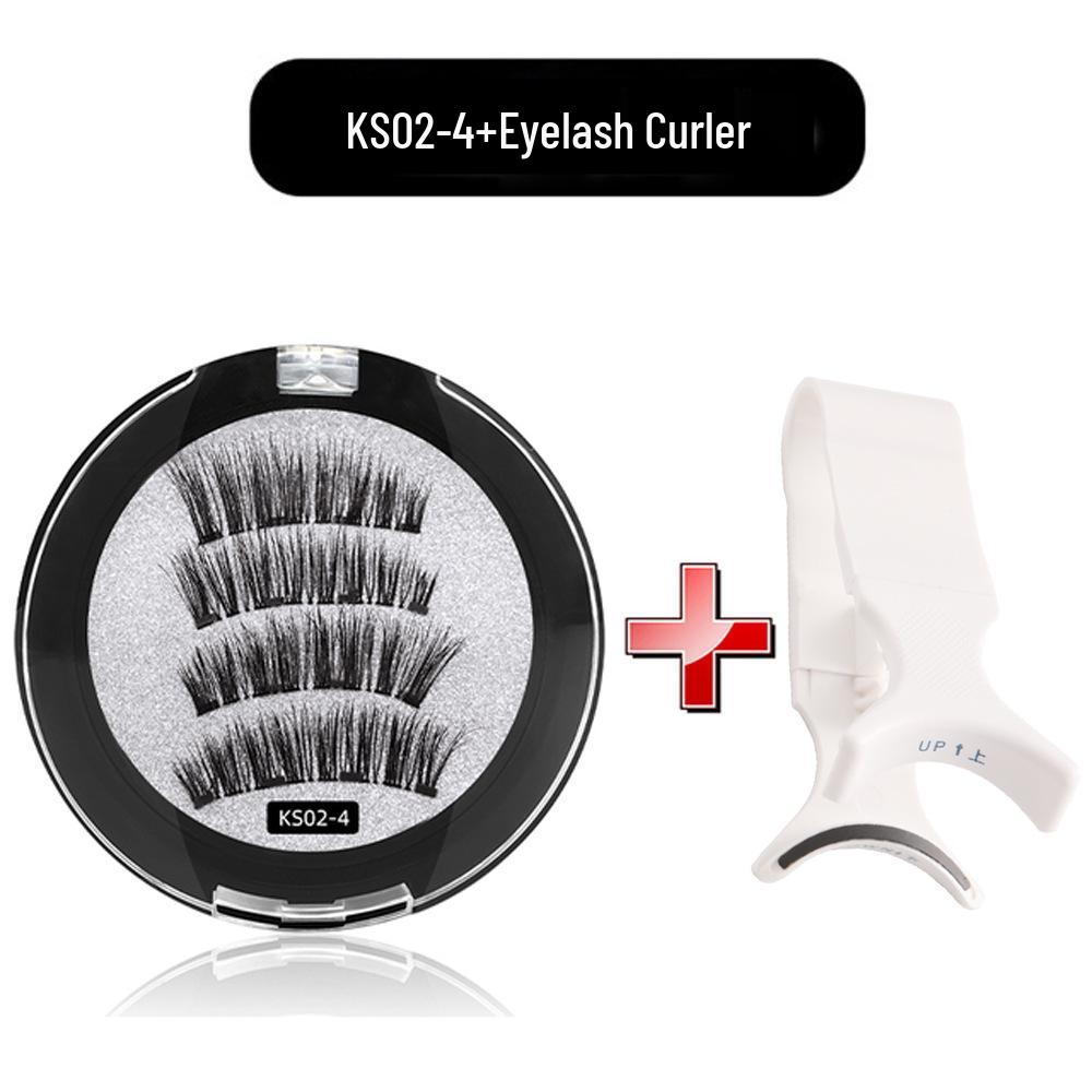 Magnetic Reusable False Eyelashes - Little Devil Quantum Set, Glue-Free, Long-Lasting, Natural Look