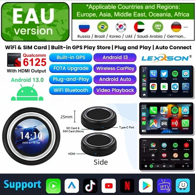 

8G+128G OEM Screen Upgrade QCM6125 Android 13 AI Box For BMW Cars Wireless CarPlay For BMW ID6 ID7 ID8 ID9 Touch Screen 4G WIFI 4GB 64GB