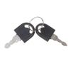 2Sets Stainless Steel Roll Paper Dispenser Lock Core Replacement Key Anti-Theft Design for Commercial Public Restrooms