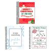 Christmas Gift Card Book DIY Spiral-Bound Merry Christmas College Survival Kit Greeting Card Holder