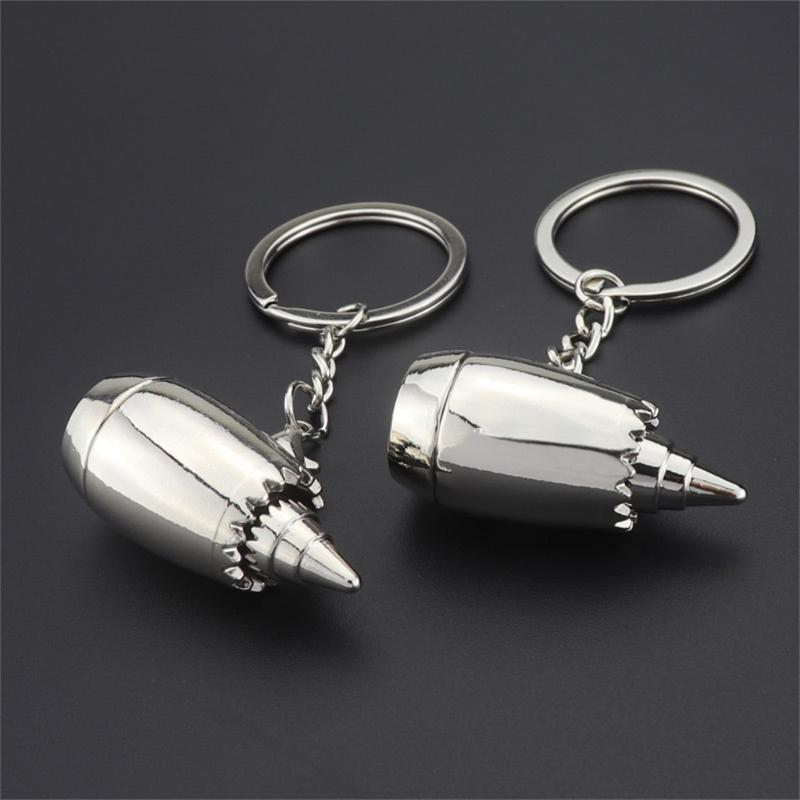Metal for Key Chain Aircraft Engine Decoration for Key Ring for Key Holder Busin