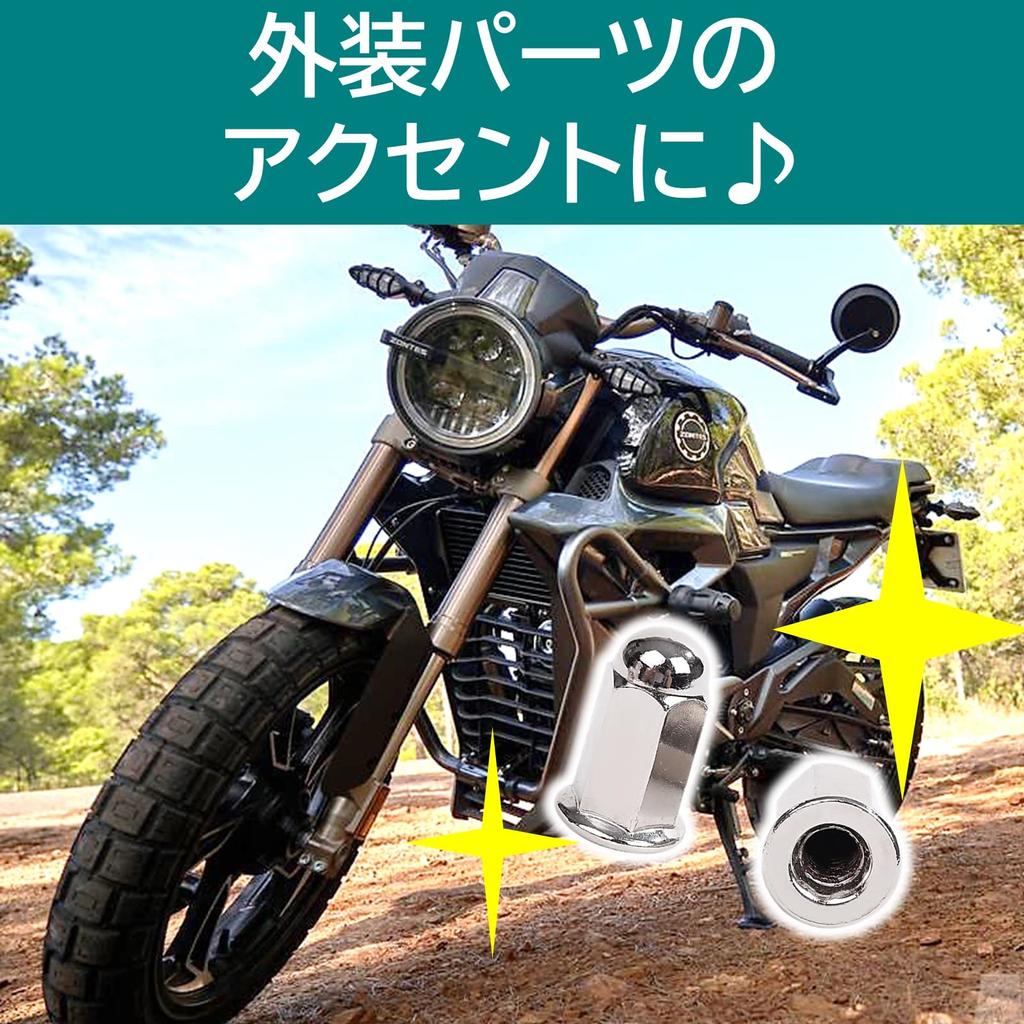 Lubonarie Flange Muffler Gasket Bag Nut Dome Bolt Nut Hex Screw Cover Acorn Nut