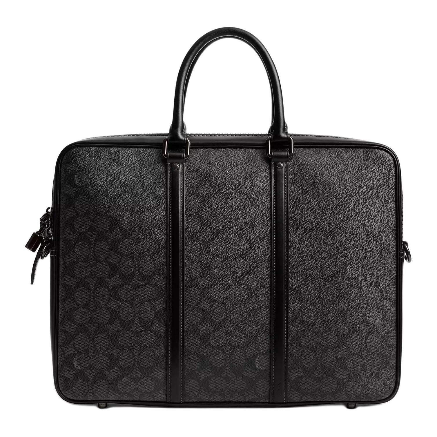 Coach 40 Zipper Closure Brand Print