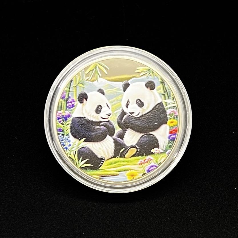 Sichuan Chengdu Panda Gold Commemorative Medal: Cultural Tourism Souvenir