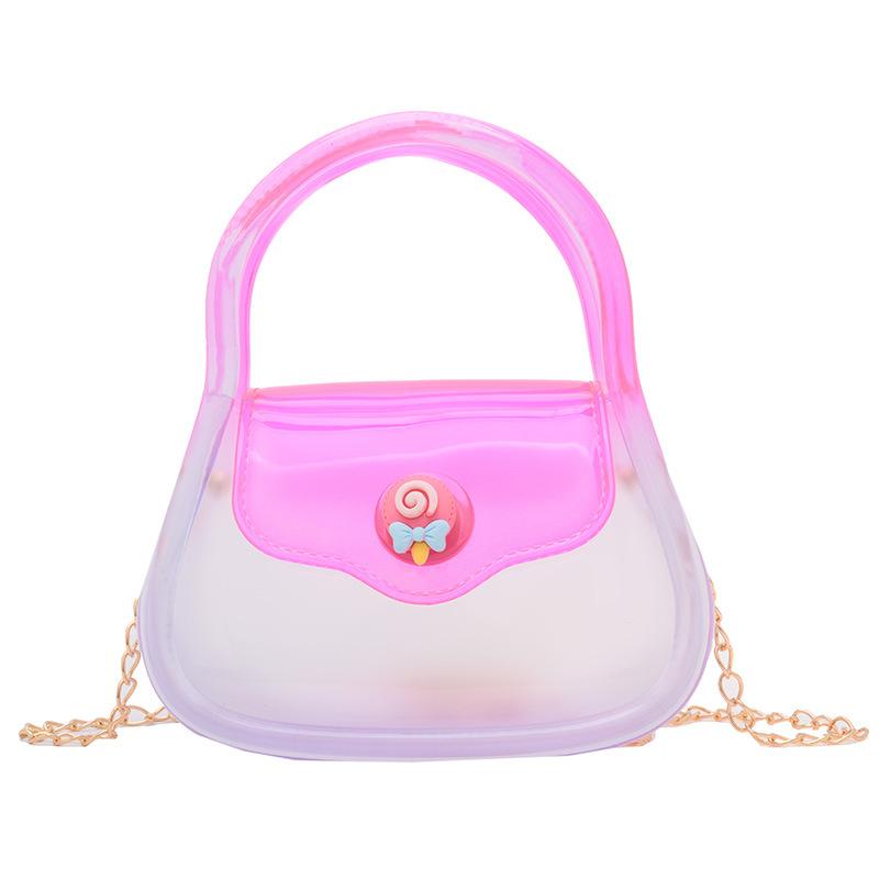 Macaron Jelly Bag, Transparent Gift Bag, Small Exquisite Chain Bag, Small Cage Bag, Portable Shoulder Crossbody.