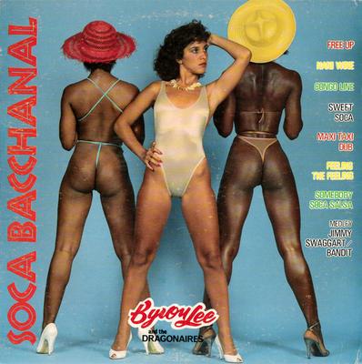 LP-Schallplatte BYRON LEE THE DRAGONAIRES Soca Bacchanal DY3461 Dynamic Sounds 1989 Jamaika Weltmusik Gebraucht