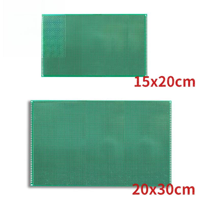 1PCS PCB Prototype Single Side Board 15x20cm 20x30cm Protoboard Green Fiberglass Plate Diy Universal Circuit Boards