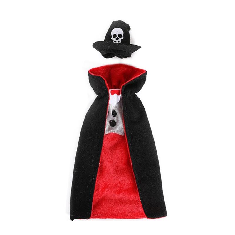 

Крышка бутылки вина на Хэллоуин, жуткая ведьма, украшения для бутылок вина, чехлы для бутылок вина для домашнего декора, вечеринки