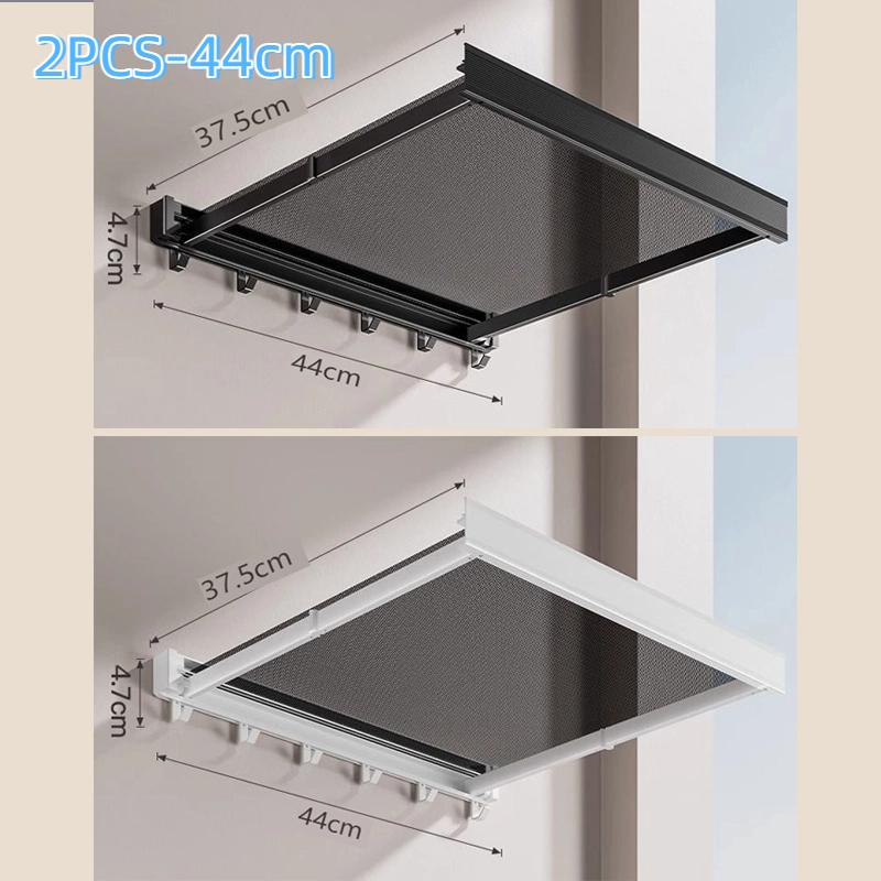 Balcony Drying Racks Retractable Drying Net Foldable Multifunctional Stainless Steel Sock Wall Shelf Bathroom Portable Organizer