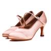 Tango Salsa Latin Dance Shoes for Girls Women Ballroom Dance Paty Social Dancing Shoes High Heel 7cm