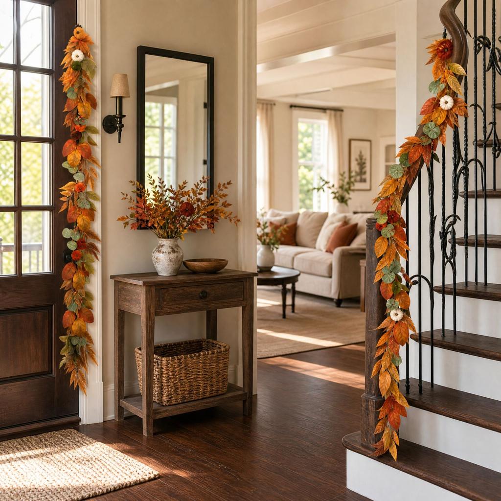 Artificial Pumpkin Hanging Decoration for Fall Thanksgiving Scene