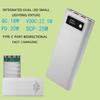 Scatola Porta Batteria 18650 Fai-da-te, Scatola Alimentatore Fai-da-te con Luci LED Supporto Custodia Funzioni di Ricarica PD/Ricarica Rapida
