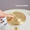 Vintage Metal Desk Lamp USB Rechargeable Portable Touch Table Lamp Bedside Night Light for Bar KTV Hotel Coffee Shop Bedroom Bar