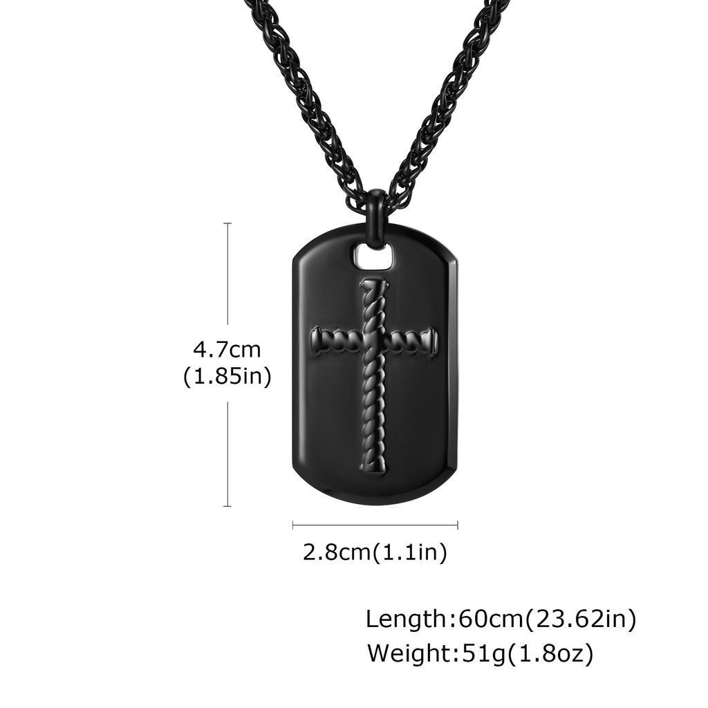 Collares Colgantes de Placa de Perro Cruzados para Hombres Niños, Collares Colgantes de Acero Inoxidable Pulido Alto, Regalos de Joyería para Esposo PAPÁ MEJOR AMIGO