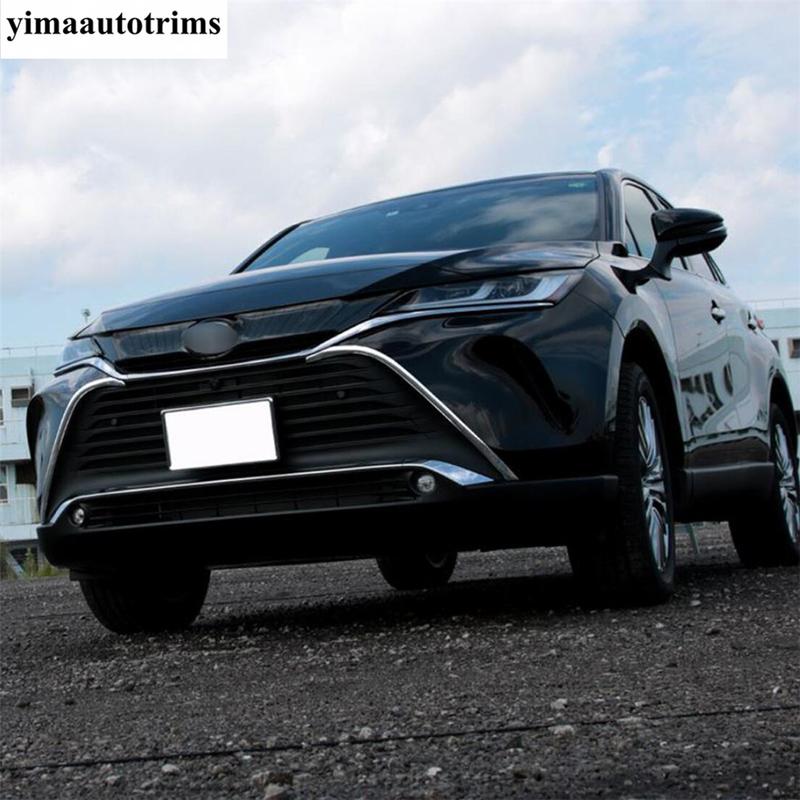 Striscia Decorativa Griglia Paraurti Anteriore Auto Copertura Finitura Accessori ABS Cromati Esterno Adatto Per Toyota Venza / Harrier - 2024