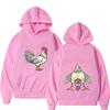 Guess What Chicken Butt Funny Meme Sweatshirts Men Women Fashion Vintage Hoodie Winter Loose Casual Aesthetic Trend Pullover