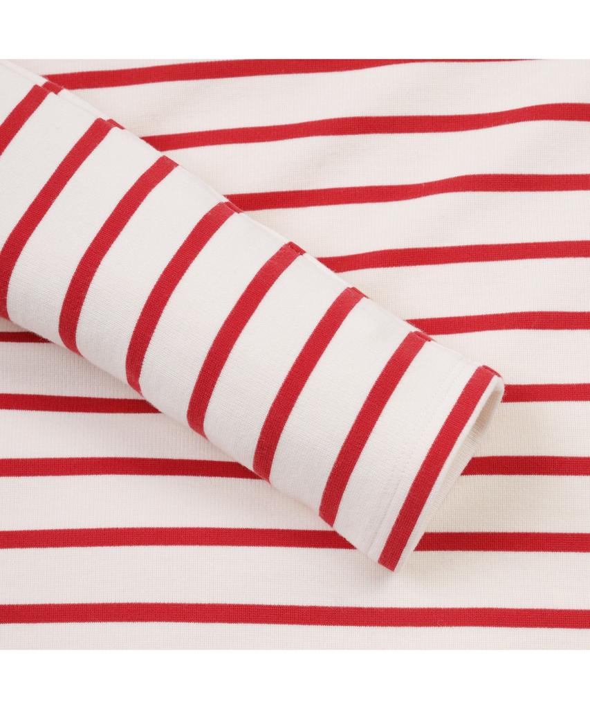 Goldeunbeeo (W) Mock-Neck Striped T-Shirt G5Tam26161Bex