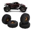 4pcs 1.0in Small RC Wheels Tires Aluminium Alloy Compatible RC Climbing Car Wheels Tire for 1Celsius18 1Celsius24 for SCX24