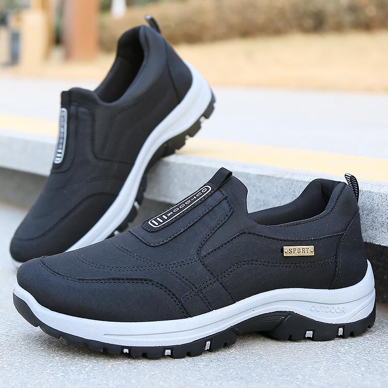 Men's Shoes, Versatile Men's Lightweight Wear-Resistant Running Shoes, Slip-On Mesh Hiking Shoes, Comfortable Sports Shoes for Men, Breathable Men