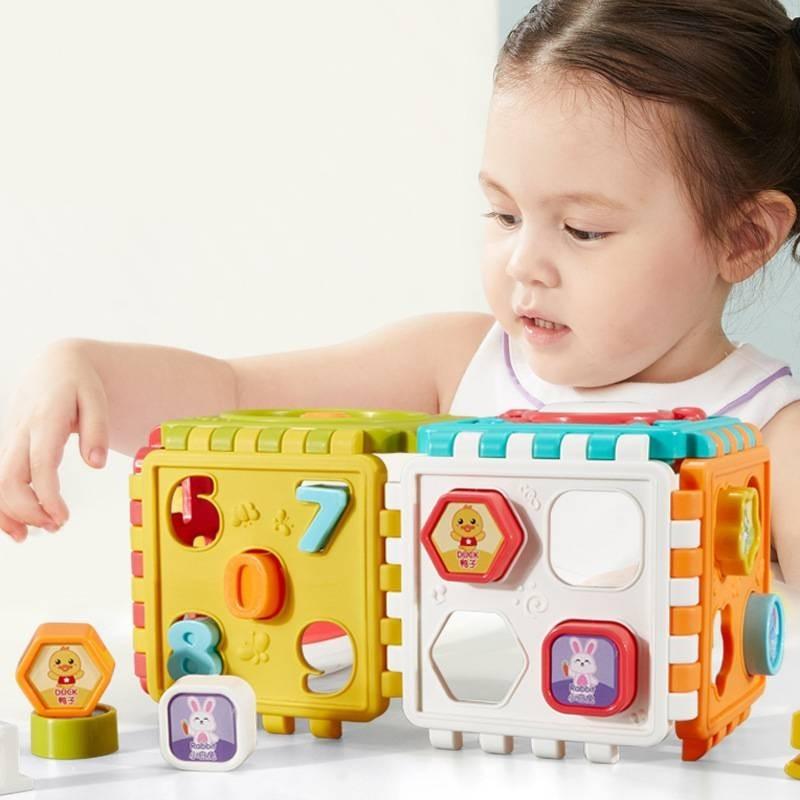 Colorful Baby Early Learning Magic Cube Educational Toy For 0-3 Year Olds