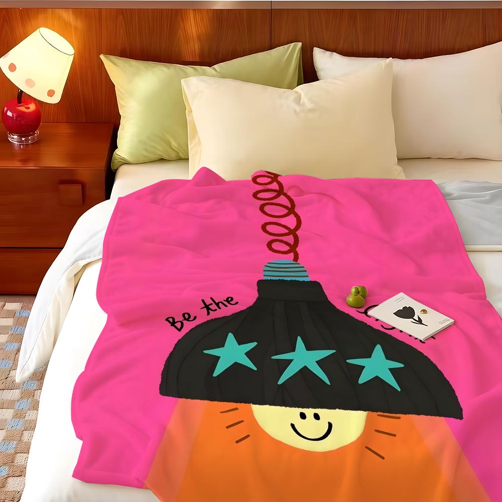 Artist C-Chayun L-Lee Throw Flannel Throw Blanket, Lightweight Cozy, Durable Washable Cute Cool