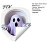 Waterproof 3D Wall Art Halloween Ghost Toilet Lid Decal, Self-Adhesive Horrible Cover Easy Apply Stickers Seat Stickers, for Bathroom Restroom