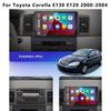 2DIN Android 13 Radio For Toyota Corolla E120 E 120 BYD F3 2007-2011 Car Stereo Multimedia Player Carplay Auto GPS Navigation