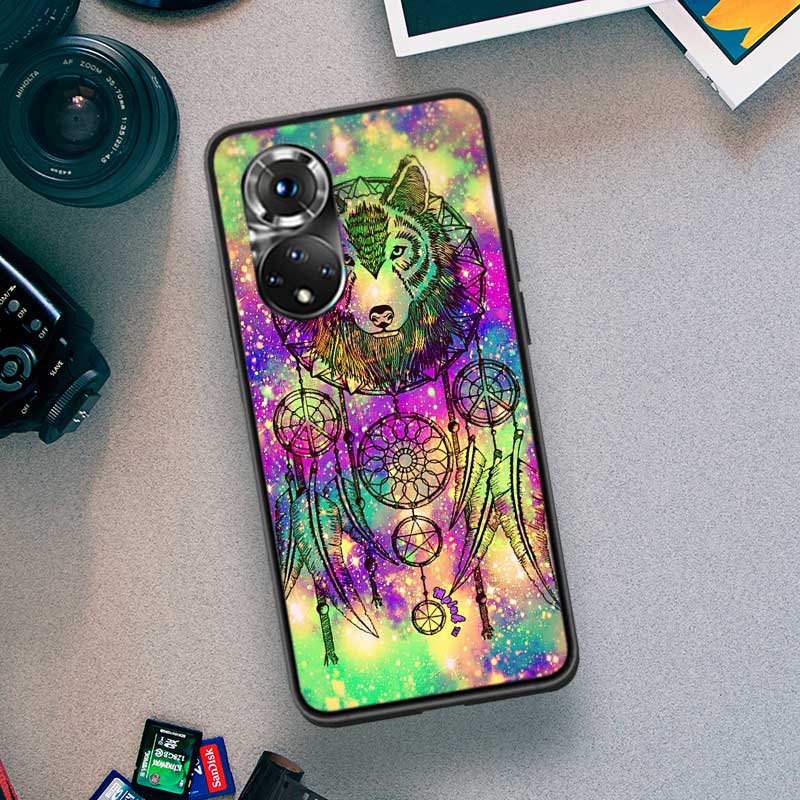 

Цветной чехол с изображением «Ловца снов» для телефона Huawei P Smart 2021 Y5 Y6 Y7 Y9 Honor 50 20 Pro 10 10I 9 9X Y9S 8 8A 8X 8S 7S Honor 8A(No Finger)