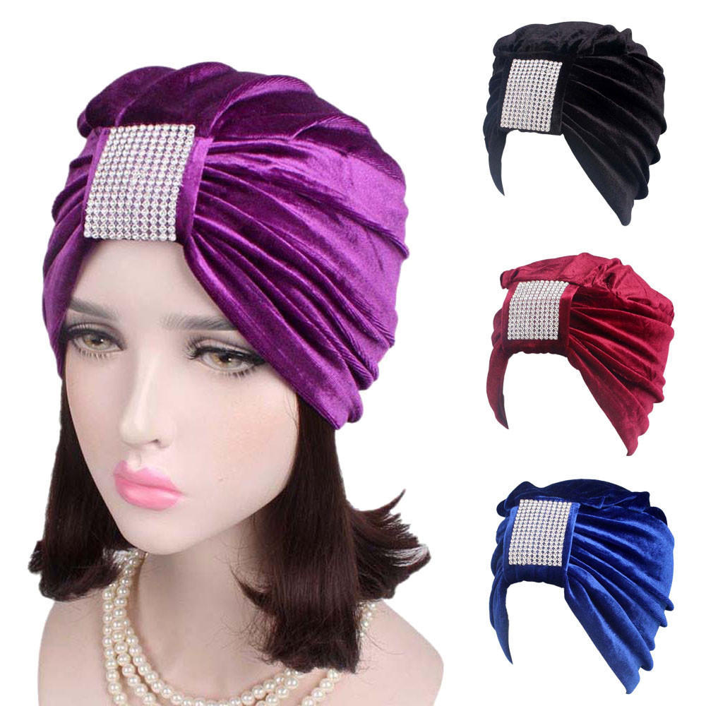 CARRYON Women Ladies Boho Cancer Hat Beanie Scarf Turban Head Wrap Cap