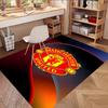 Football United F.C Print Rug, Washable Floor Carpet, For Entryway Dorm Laundry Room Office Study, Home Decor Birthday Christmas Gift