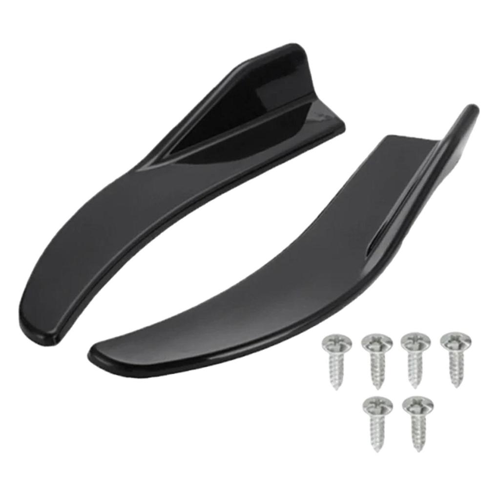 Premium ABS Plastic Car Corner Spoiler Diffuser Splitter Protector for Car Decorative Strip Accessories