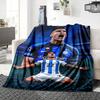 Football Player Action Blankets Flannel Printed Breathable Warm Throw Blanket for Home Office Bedspreads 0708a56