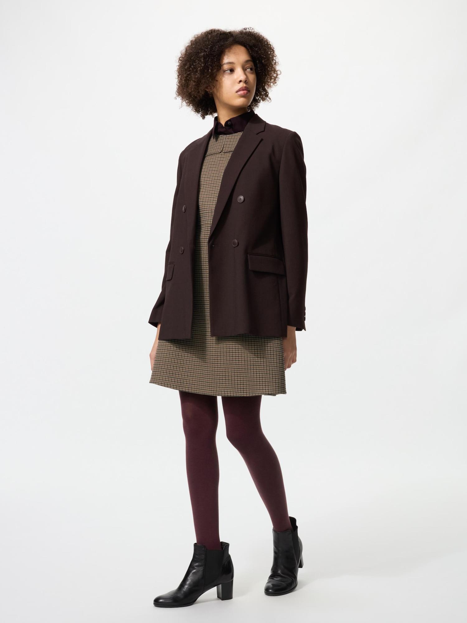 

Uniqlo Модель вязаных колготок Heattech 17 RED/XL