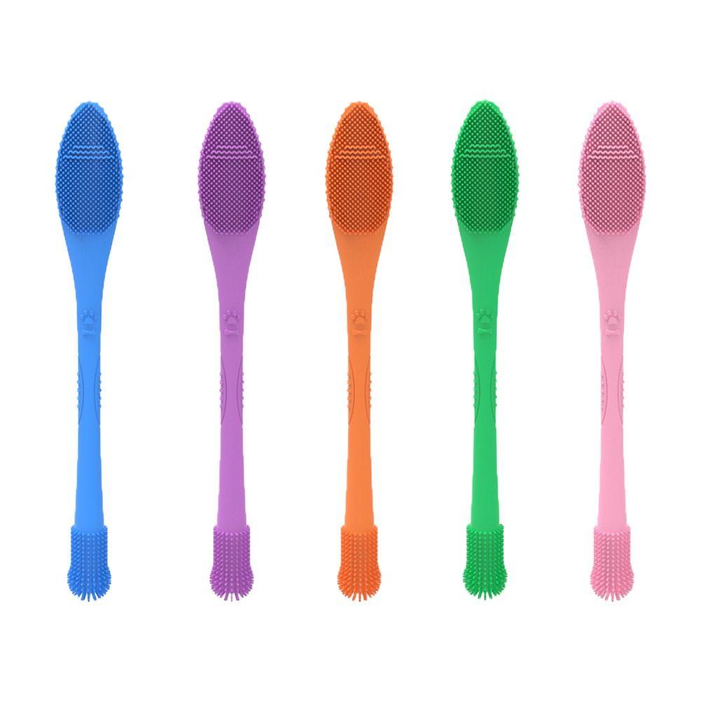 Silicone Soft Bristle Pet Toothbrush 360 ° Cleaning Pet Teeth Cleaning Supplies  Pet Oral Hygiene
