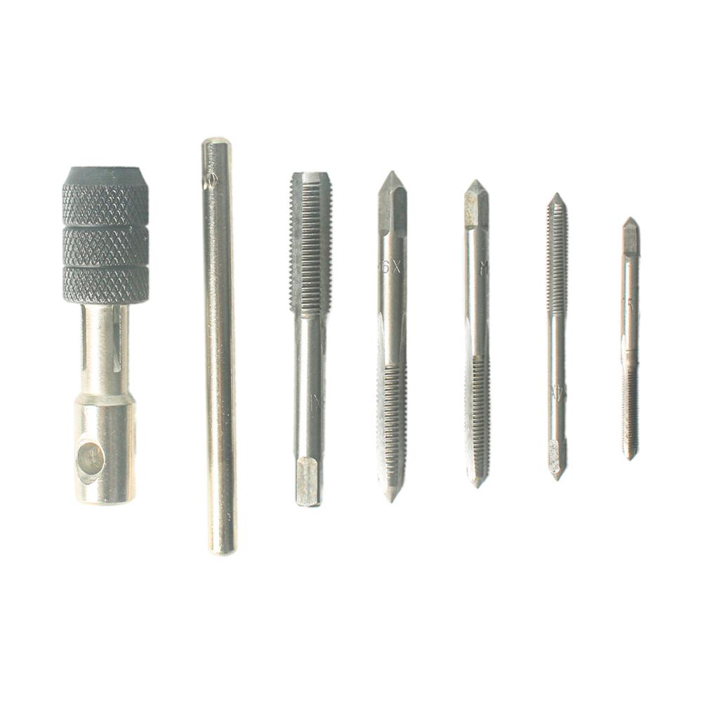 

Метчик Сверло Метчик Пластина Набор для нарезания резьбы Ручной ключ Втулки Инструменты для нарезания резьбы Сверление резьбовых отверстий