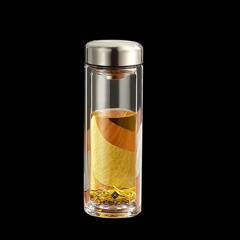 Xinuo N-6567 Double Wall Glass Tea Mug