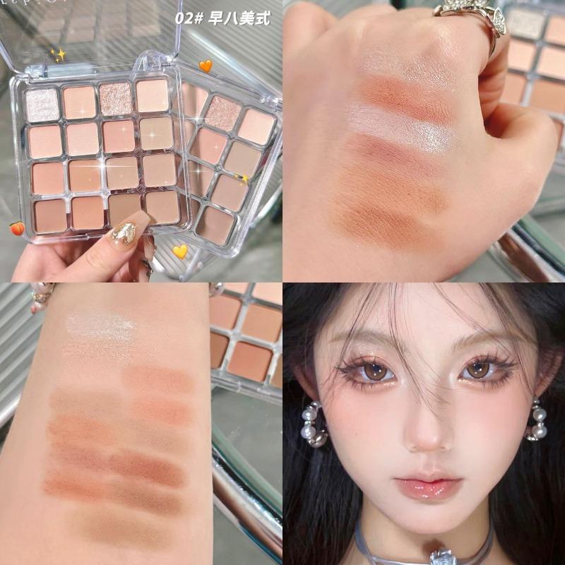 Color Eyeshadow Palette Matte Shimmer Low Saturation Daily Makeup For Beginners